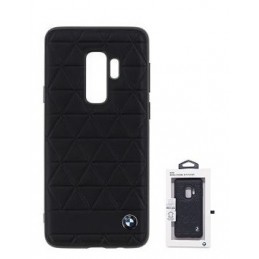 COVER PROTEZIONE SAMSUNG GALAXY S9 PLUS SM-G965 - IN PELLE BMW (Mod. BMHCS9LHEXBK) NERO