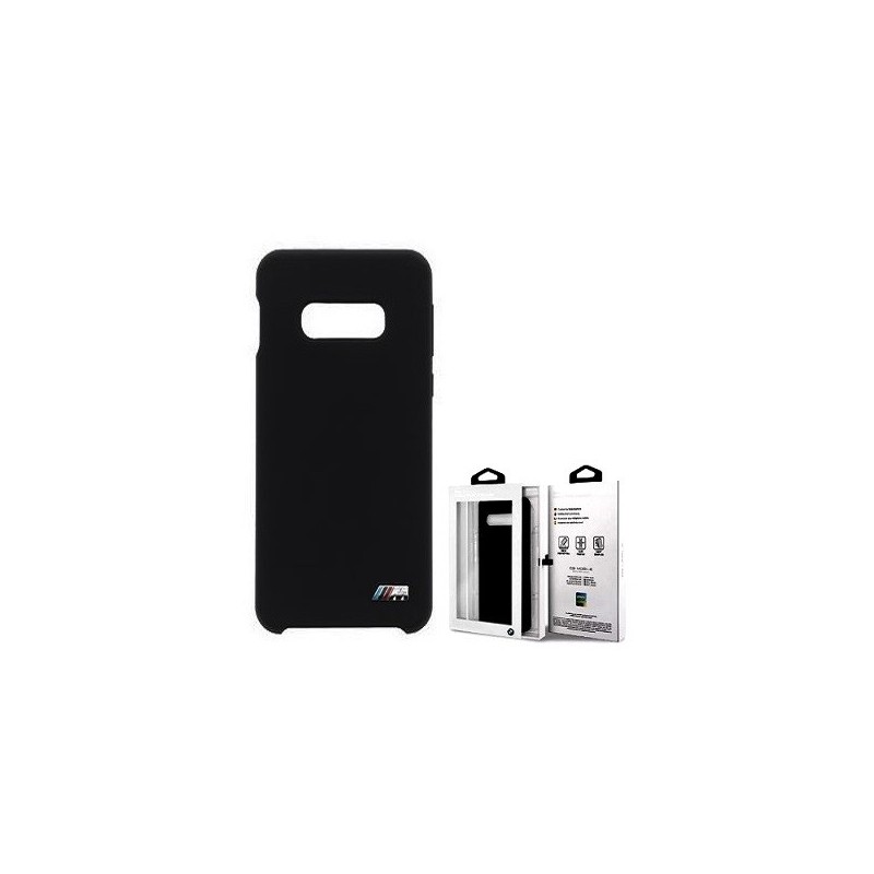 COVER PROTEZIONE SAMSUNG GALAXY S10e SM-G970 - IN SILICONE BMW (Mod. BMHCS10LMSILBK) NERO