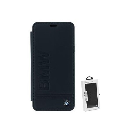 CUSTODIA SAMSUNG GALAXY S9 PLUS SM-G965 - IN PELLE BMW (Mod. BMFLBKS9LLLSB) NERA