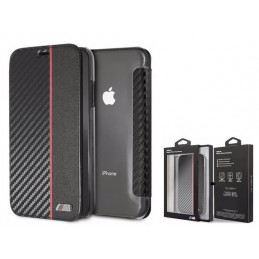 CUSTODIA APPLE IPHONE XR - BMW CARBON RED (Mod. BMBKTRI61CAPRB)