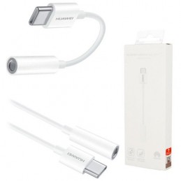 ADATTATORE HUAWEI JACK 3.5MM A TYPE-C BIANCO CM20