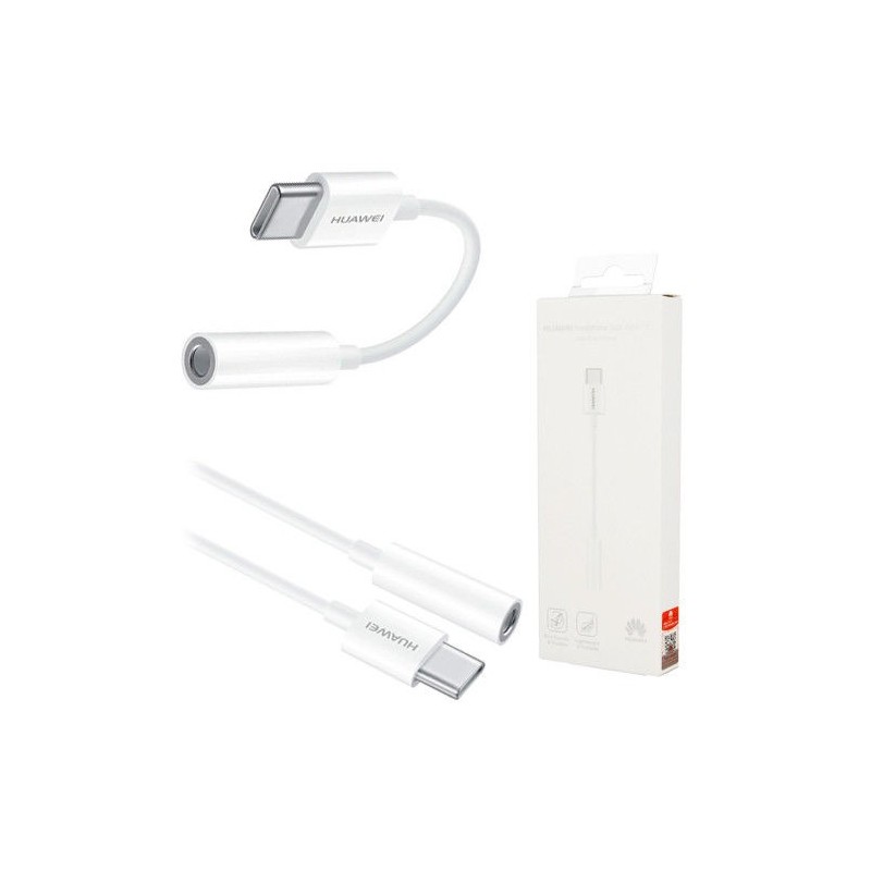 ADATTATORE HUAWEI JACK 3.5MM A TYPE-C BIANCO CM20