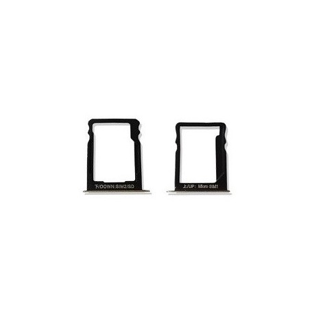 CARRELLO SIM/MEMORY CARD HUAWEI P8 LITE SMART SILVER