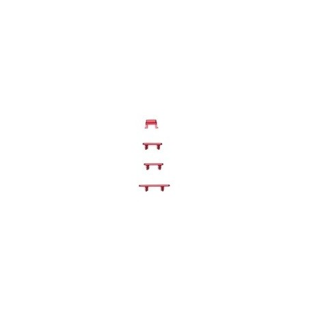 KIT TASTI LATERALI APPLE IPHONE XR ROSSO