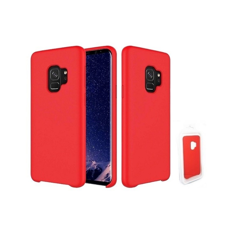 COVER PROTEZIONE SAMSUNG GALAXY S9 SM-G960 - SILICONE SOFT CASE ROSSO