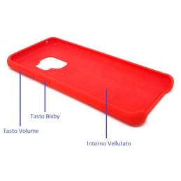 COVER PROTEZIONE SAMSUNG GALAXY S9 SM-G960 - SILICONE SOFT CASE ROSSO