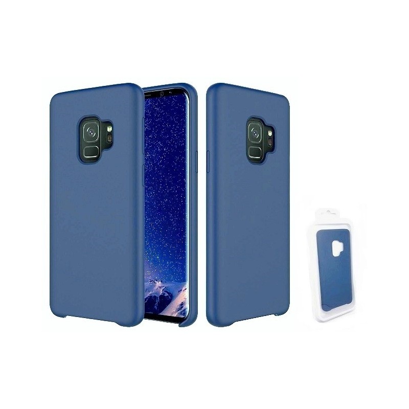 COVER PROTEZIONE SAMSUNG GALAXY S9 SM-G960 - SILICONE SOFT CASE DARK BLU