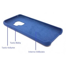 COVER PROTEZIONE SAMSUNG GALAXY S9 SM-G960 - SILICONE SOFT CASE DARK BLU