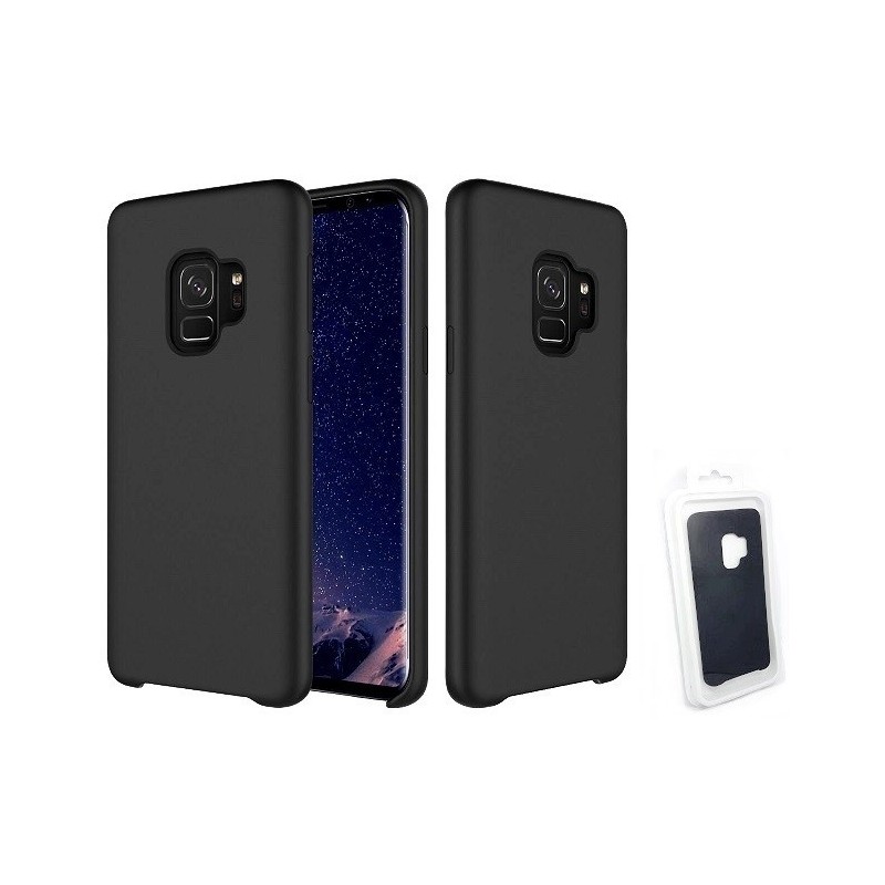 COVER PROTEZIONE SAMSUNG GALAXY S9 SM-G960 - SILICONE SOFT CASE NERO