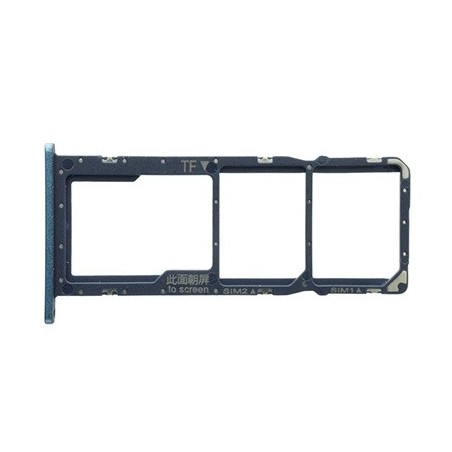 CARRELLO SIM/MEMORY CARD HUAWEI Y7 2019 BLU