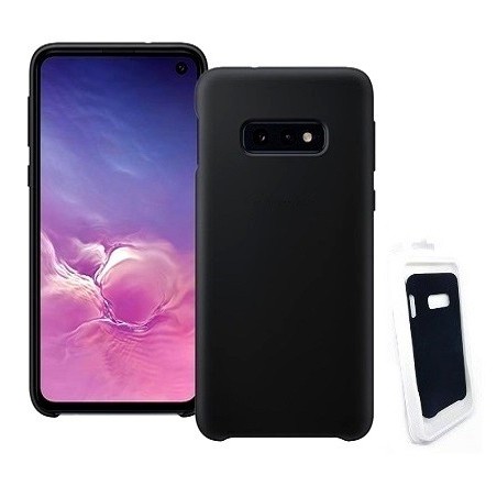 COVER PROTEZIONE SAMSUNG GALAXY S10e SM-G970 - SILICONE SOFT CASE NERO