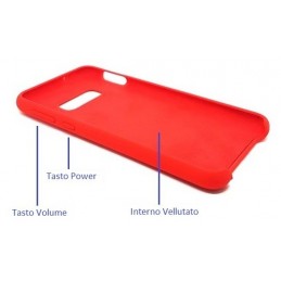 COVER PROTEZIONE SAMSUNG GALAXY S10e SM-G970 - SILICONE SOFT CASE ROSSO