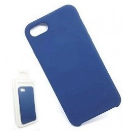 COVER PROTEZIONE APPLE IPHONE 7 PLUS - SILICONE SOFT CASE BLU