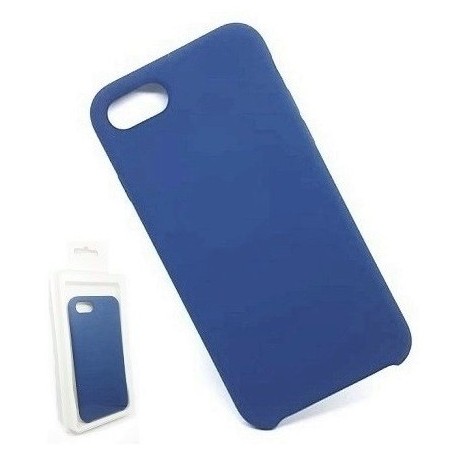 COVER PROTEZIONE APPLE IPHONE 7 PLUS - SILICONE SOFT CASE BLU