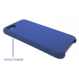 COVER PROTEZIONE APPLE IPHONE 7 PLUS - SILICONE SOFT CASE BLU