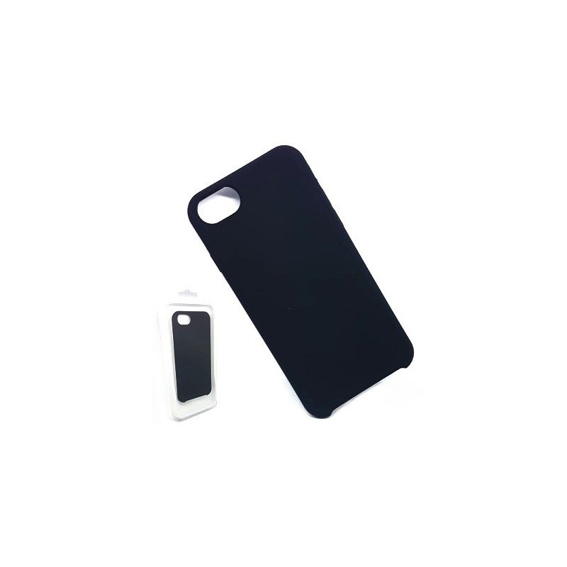 COVER PROTEZIONE APPLE IPHONE 7 PLUS - SILICONE SOFT CASE NERO