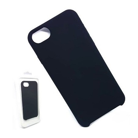 COVER PROTEZIONE APPLE IPHONE 7 PLUS - SILICONE SOFT CASE NERO