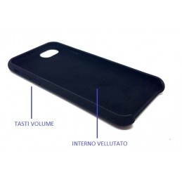 COVER PROTEZIONE APPLE IPHONE 7 PLUS - SILICONE SOFT CASE NERO