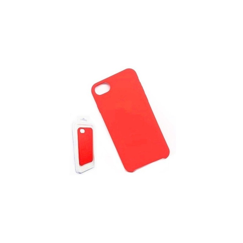 COVER PROTEZIONE APPLE IPHONE 7 PLUS - SILICONE SOFT CASE ROSSO