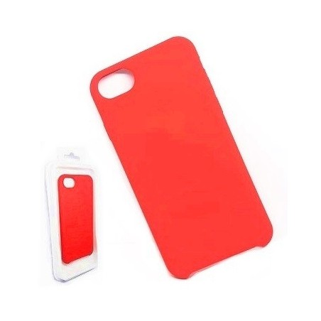 COVER PROTEZIONE APPLE IPHONE 7 PLUS - SILICONE SOFT CASE ROSSO