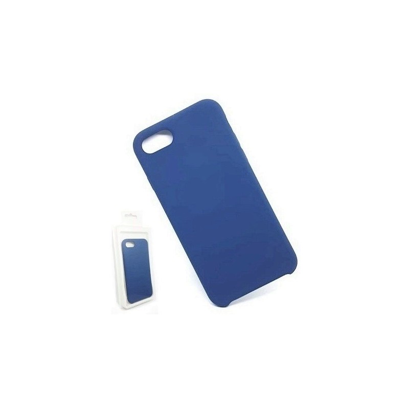 COVER PROTEZIONE APPLE IPHONE 7 - SILICONE SOFT CASE BLU