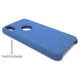 COVER PROTEZIONE APPLE IPHONE Xr - SILICONE SOFT CASE BLU