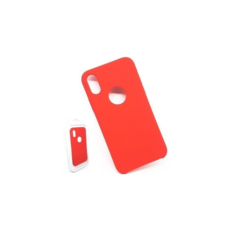 COVER PROTEZIONE APPLE IPHONE Xr - SILICONE SOFT CASE ROSSO