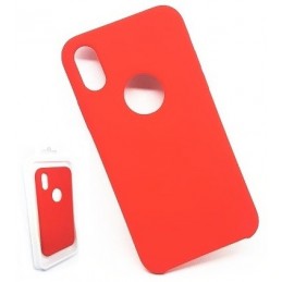 COVER PROTEZIONE APPLE IPHONE X - SILICONE SOFT CASE ROSSO