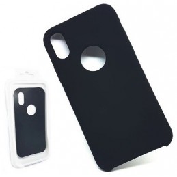 COVER PROTEZIONE APPLE IPHONE X - SILICONE SOFT CASE NERO