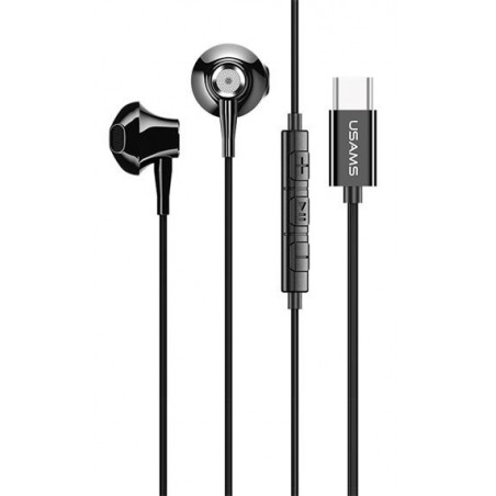 AURICOLARE TYPE-C USAMS NERO EP-25