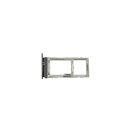 CARRELLO SIM/MEMORY CARD SAMSUNG GALAXY S10 PLUS SM-G975 CERAMIC/PRISM BLACK (NERO)