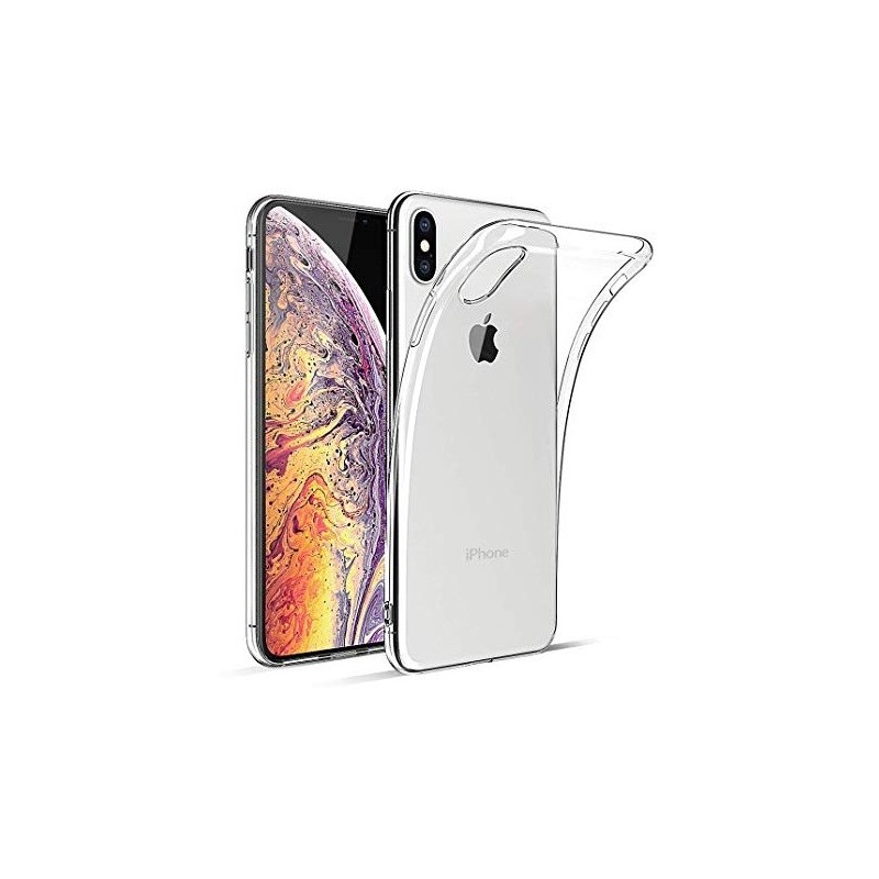 COVER PROTEZIONE APPLE IPHONE Xs MAX - TPU TRASPARENTE