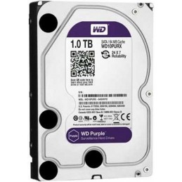 HD 3, 5" 1 TB SATA-3 SURVEILLANCE 64MB, IDEALE PER AUDIO/VIDEO, WD10PURZ