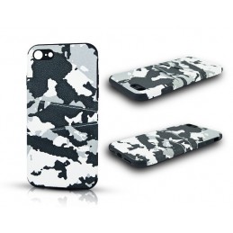 COVER PROTEZIONE SAMSUNG GALAXY J6 2018 SM-J600 - TPU CAMOUFLAGE BIANCO