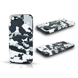 COVER PROTEZIONE HUAWEI Y6 2018 - TPU CAMOUFLAGE BIANCO