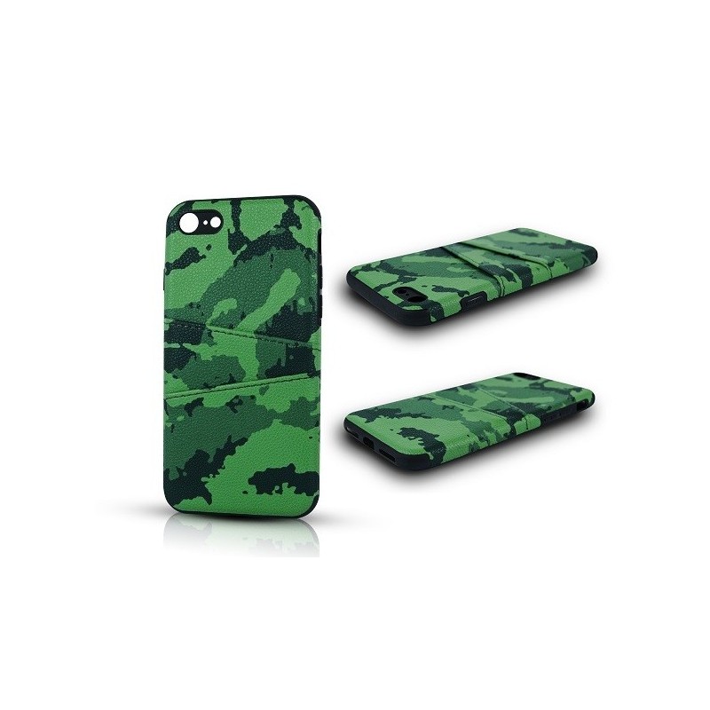 COVER PROTEZIONE SAMSUNG GALAXY J3 2018 SM-J337 - TPU CAMOUFLAGE VERDE