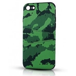 COVER PROTEZIONE APPLE IPHONE 6 - TPU CAMOUFLAGE VERDE