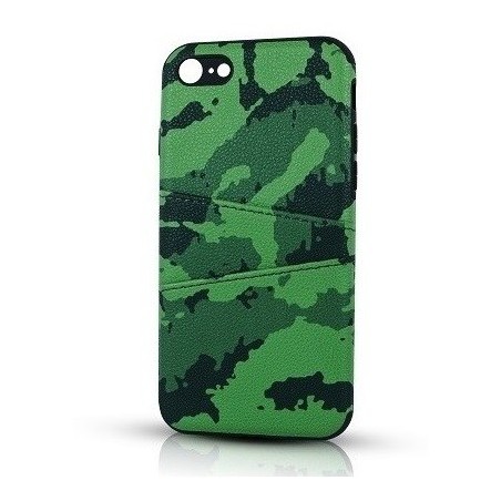 COVER PROTEZIONE APPLE IPHONE 6 - TPU CAMOUFLAGE VERDE