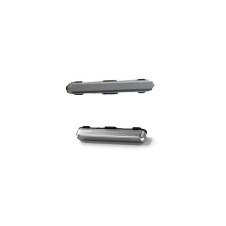 KIT TASTI LATERALI SAMSUNG GALAXY S5- G900 SILVER
