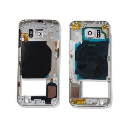 COVER CENTRALE SAMSUNG GALAXY S6 SM-G920 BIANCO