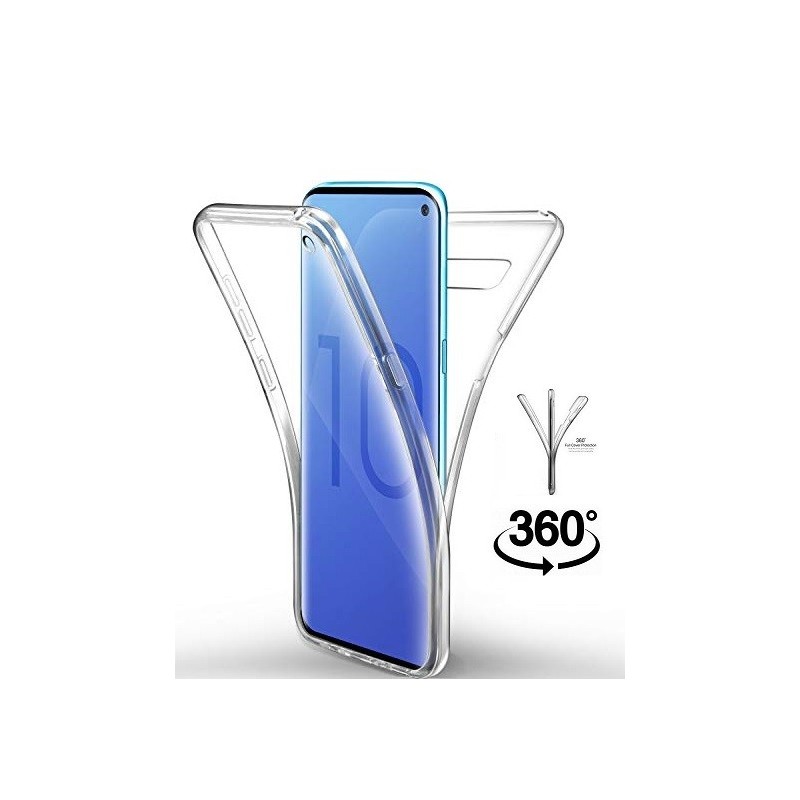 COVER PROTEZIONE SAMSUNG GALAXY S10 PLUS SM-G975 - TPU FRONTE + RETRO TRASPARENTE