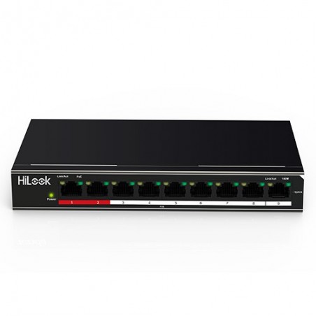 HILOOK SWITCH 8CH POE 10/100+1 UPLINK 100M UNM.