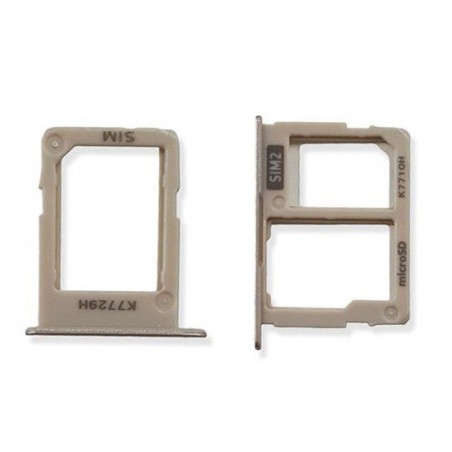 CARRELLO SIM/MEMORY CARD SAMSUNG GALAXY J3 2017 SM-J330 ORO