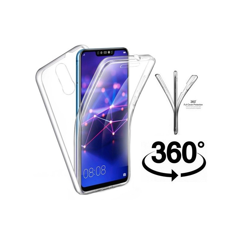 COVER PROTEZIONE HUAWEI MATE 20 LITE - TPU FRONTE + RETRO TRASPARENTE