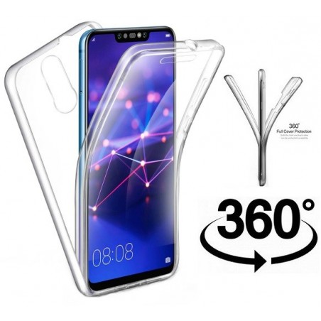 COVER PROTEZIONE HUAWEI MATE 20 LITE - TPU FRONTE + RETRO TRASPARENTE
