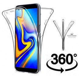 COVER PROTEZIONE SAMSUNG GALAXY A8 2018 SM-A530 - TPU FRONTE + RETRO TRASPARENTE