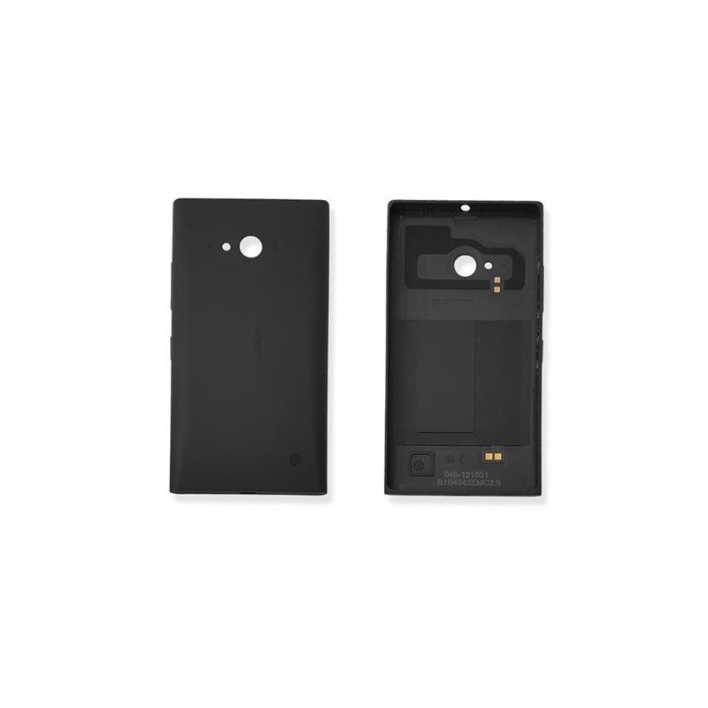 COVER BATTERIA NOKIA LUMIA 730 GRIGIO SCURO NFC