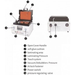 MACCHINA PER LA RIGIENERAZIONE LCD 4IN1 TBK-808